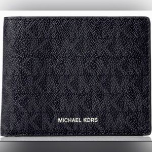 Michael Kors Men's Jet Set Slim Bifold Black